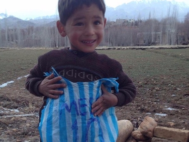 'Messi's biggest fan' found: Kid wearing plastic Leo Messi jersey is a five-year-old from Afghanistan 'Messi's biggest fan' found: Kid wearing plastic Leo Messi jersey is a five-year-old from Afghanistan
