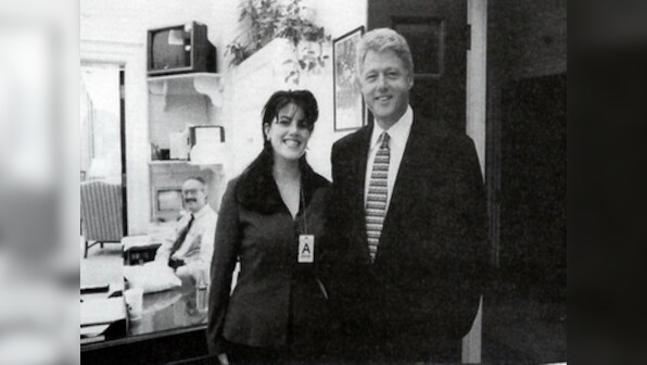 The blue dress and beret are back: Trump invokes Monica Lewinsky, US media slams him