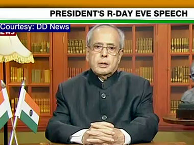 Full text: Pranab Mukherjee addresses nation ahead of 67th Republic Day Full text: Pranab Mukherjee addresses nation ahead of 67th Republic Day