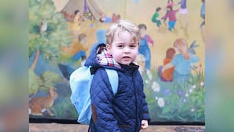 His Royal Cuteness: Prince George looked adorable on his first day of nursery school