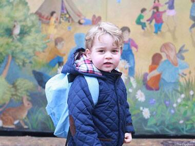 His Royal Cuteness: Prince George looked adorable on his first day of nursery school