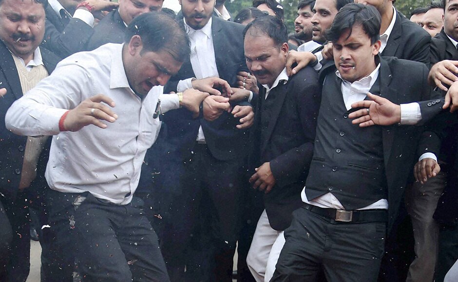 No end to JNU row outrage: Lawyers carry out protest march against anti-national activities