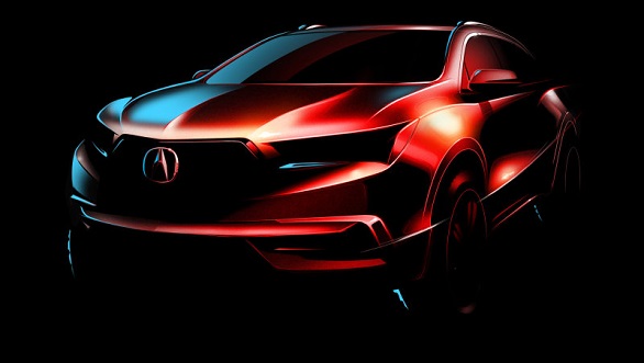 2016 New York International Auto Show: 2017 Acura MDX teased 2016 New York International Auto Show: 2017 Acura MDX teased