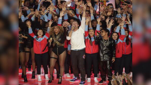 Coldplay's Super Bowl generosity: Band lets Beyonce, Bruno Mars share spotlight at halftime extravaganza