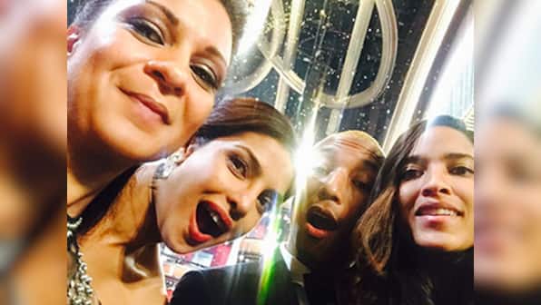 Priyanka Chopra takes selfie with Pharell Williams at Oscars 2016