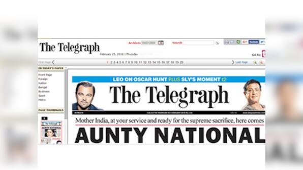 Aunty National: The Telegraph has denigrated women, and itself, by carrying such a misogynist headline