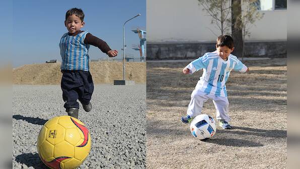 Dreams do come true: Messi gifts autographed jerseys to Afghan boy pictured wearing plastic bag