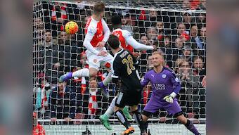 Premier League: Arsenal break Leicester hearts with last-gasp 2-1 win on Valentine's Day; roar back in title race