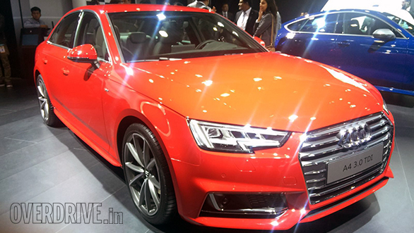 2016 Auto Expo: 2016 Audi A4 showcased 2016 Auto Expo: 2016 Audi A4 showcased