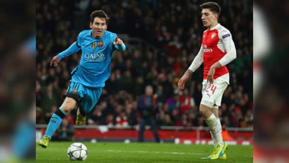 Champions League: Messi breaks Cech jinx as Barcelona beat feisty Arsenal 2-0