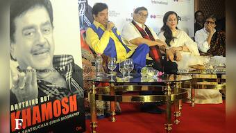 Amitabh Bachchan launches Shatrughan Sinha's biography, 'Anything but Khamosh'