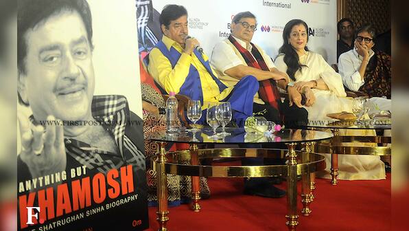 Amitabh Bachchan launches Shatrughan Sinha's biography, 'Anything but Khamosh'