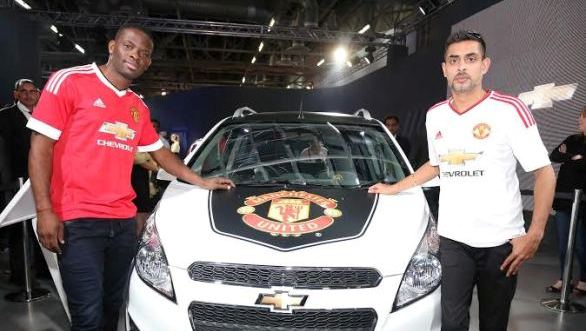 2016 Auto Expo: Former Man United player Louis Saha at the Chevrolet pavilion 2016 Auto Expo: Former Man United player Louis Saha at the Chevrolet pavilion