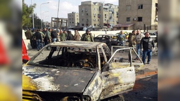 Suicide attacker explodes car bomb in Damascus, kills 10