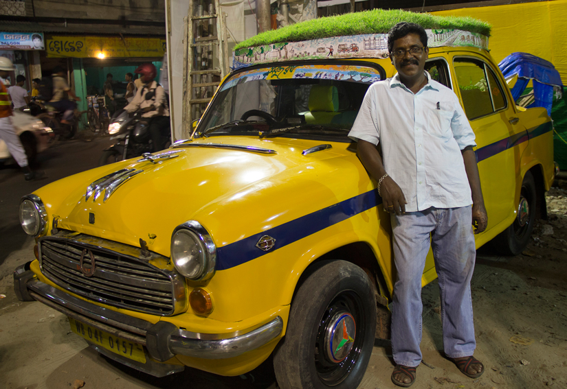 Green chariot: How a cab driver is driving change in Kolkata's urban jungle Green chariot: How a cab driver is driving change in Kolkata's urban jungle