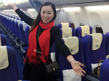 Chinese woman experiences 'nouveau rich' life as solo passenger on a commercial Lunar New Year flight Chinese woman experiences 'nouveau rich' life as solo passenger on a commercial Lunar New Year flight