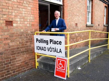 Irish coalition punished despite recovery, indicate exit polls Irish coalition punished despite recovery, indicate exit polls