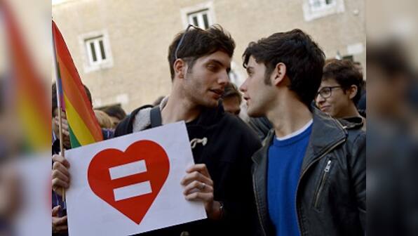 Same-sex union bill: In risky move, Italy's PM to push watered-down version through Senate