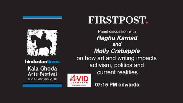 Live: Kala Ghoda Arts Festival 2016 - Art and #WW3 with Raghu Karnad and Molly Crabapple