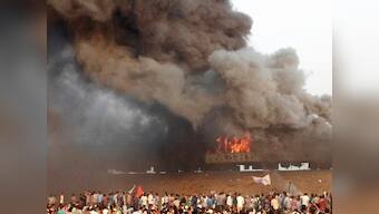 Tuni in flames: Kapu protesters set ablaze train bogies, police stations, vehicles in Andhra town