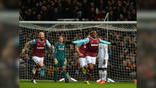 West Ham steal late winner to dump Liverpool out of FA Cup in fourth-round replay