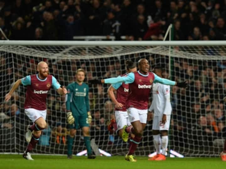 West Ham steal late winner to dump Liverpool out of FA Cup in fourth-round replay