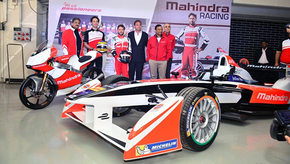 Mahindra Racing previews 2016 M2Electro racecar and MGP30 motorcycle at BIC Mahindra Racing previews 2016 M2Electro racecar and MGP30 motorcycle at BIC