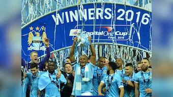 Caballero heroics help Manchester City down Liverpool in penalties to be crowned League Cup champions