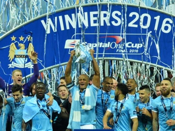 Caballero heroics help Manchester City down Liverpool in penalties to be crowned League Cup champions