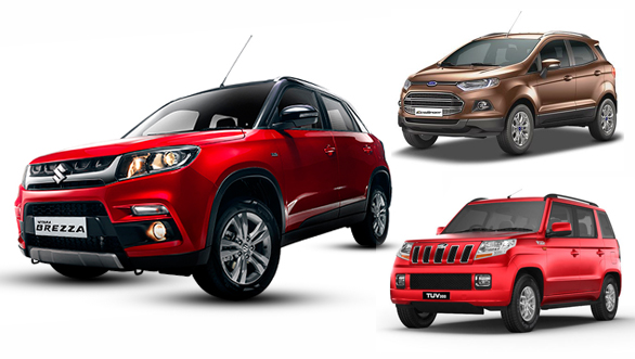 Spec comparo: Maruti Vitara Brezza vs Mahindra TUV300 vs Ford EcoSport Spec comparo: Maruti Vitara Brezza vs Mahindra TUV300 vs Ford EcoSport