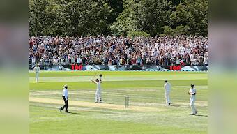 McCullum smashes fastest Test century, shatters records to rescue New Zealand on day one