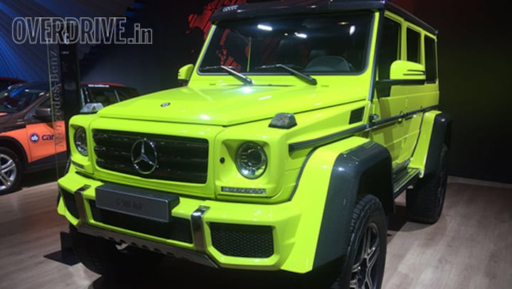 2016 Auto Expo: Mercedes-Benz showcase the G 500 4-4²