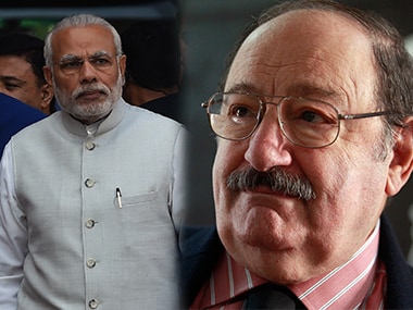 PM Narendra Modi (left) and Umberto Eco. Agencies