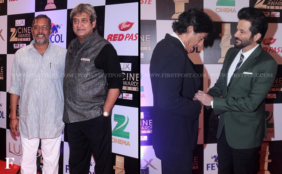 Nana Patekar looked simple and sombre on the red carpet while posing with the flamboyant Mahesh Manjrekar. Chunky Pandey and Anil Kapoor on the other hand shared an intimate moment. Sachin Gokhale/Firstpost Nana Patekar looked simple and sombre on the red carpet while posing with the flamboyant Mahesh Manjrekar. Chunky Pandey and Anil Kapoor on the other hand shared an intimate moment. Sachin Gokhale/Firstpost