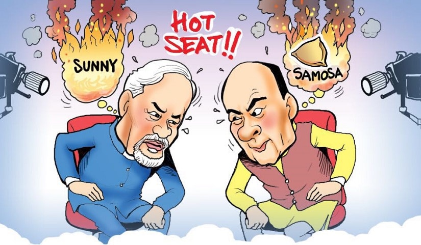 An illustration made for Firstpost by political cartoonist Neelabh Banerjee. @NeelabhToons