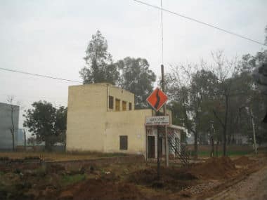 Road work undertaken under PMGSY. Wikimedia image