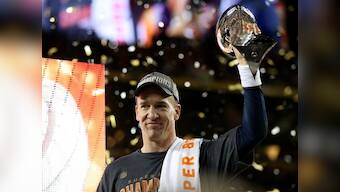 Super Bowl 50: Manning cements place in history as Denver Broncos stun Carolina Panthers
