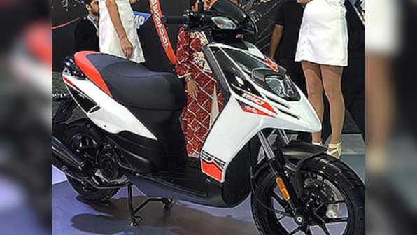 Auto Expo: Piaggio unveils two-wheeler crossover Aprilia SR 150