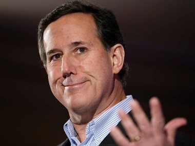 File image of former Pennsylvania senator Rick Santorum. AP