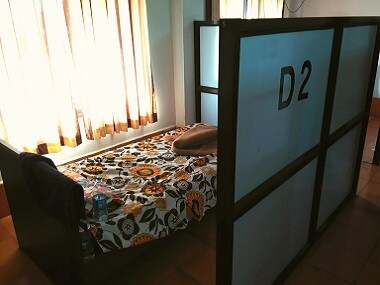 Bed D-2 which was frequently booked by Sameer Sardana during his visit to Vasco railway station. Image provided by sources