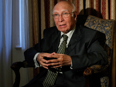 Pakistan anxiously waiting for Indo-Pak Foreign Secretary-level talks: Sartaj Aziz Pakistan anxiously waiting for Indo-Pak Foreign Secretary-level talks: Sartaj Aziz