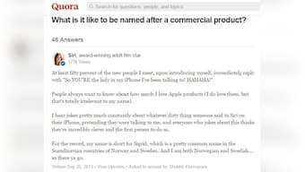 Siri the porn star loves Apple, but hates answering the questions