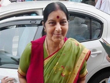 File image of Sushma Swaraj. PTI