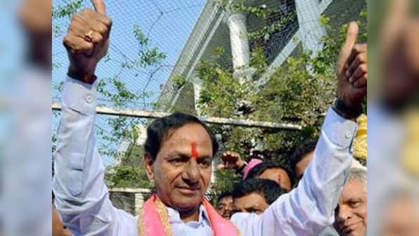 Telangana polls: With early trends in favour, K Chandrashekar Rao's TRS hopeful of retaining power in state
