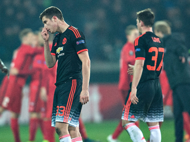Europa League: Noose tightens on LvG as Man United suffer upset against Midtjylland; Liverpool, Spurs draw Europa League: Noose tightens on LvG as Man United suffer upset against Midtjylland; Liverpool, Spurs draw