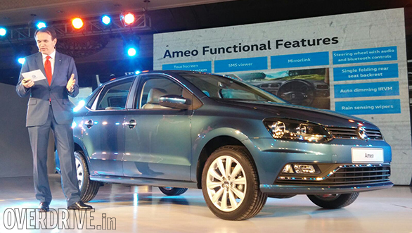 2016 Auto Expo: Volkswagen Ameo sub-4m sedan for India revealed 2016 Auto Expo: Volkswagen Ameo sub-4m sedan for India revealed