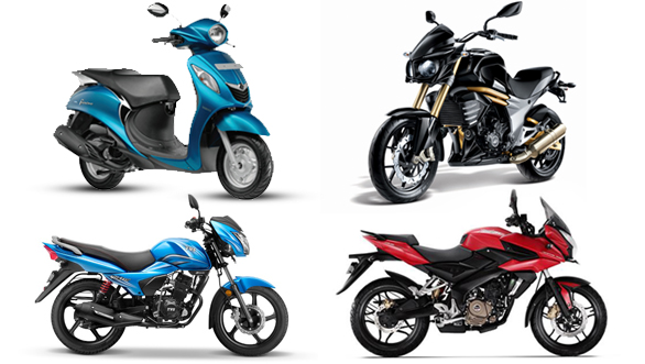Two-wheeler sales in India for January 2016 Two-wheeler sales in India for January 2016