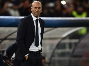 Real Madrid manager, Zinedine Zidane. AFP