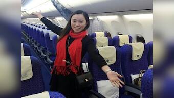 Flying solo: This woman has flight all to herself due to heavy blizzard, Chinese New Year