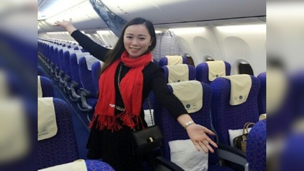 Flying solo: This woman has flight all to herself due to heavy blizzard, Chinese New Year